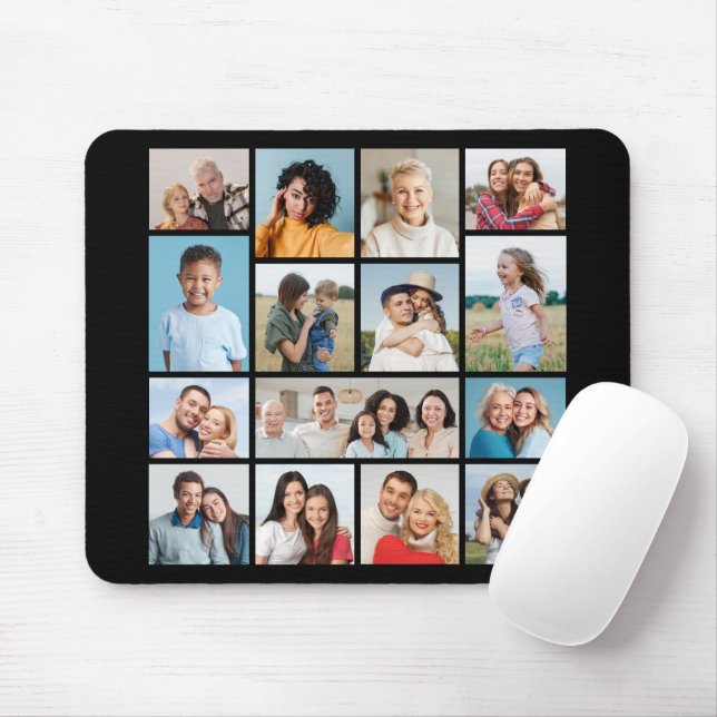 Mousepad Crie Sua Própria Colagem De Fotos 15 (Com mouse)