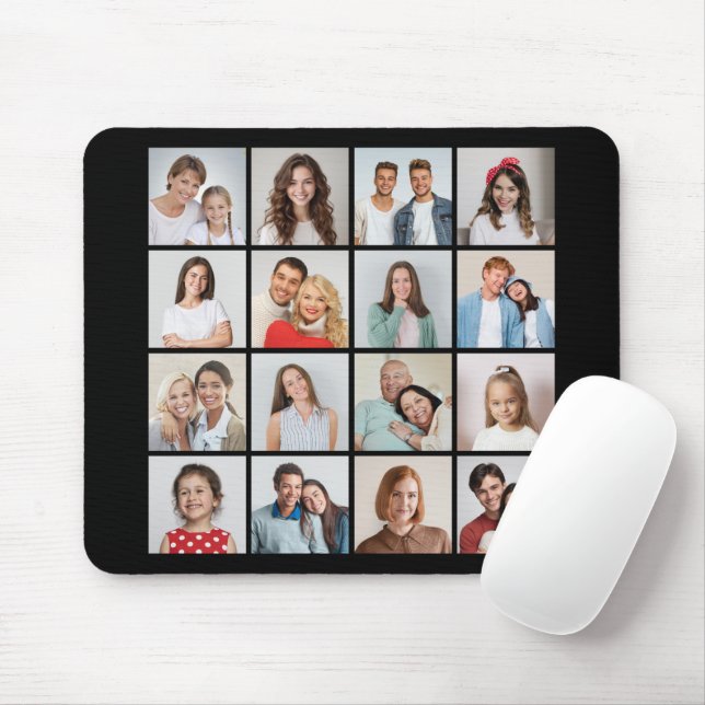 Mousepad Crie Sua Própria Colagem De Fotos 16 (Com mouse)
