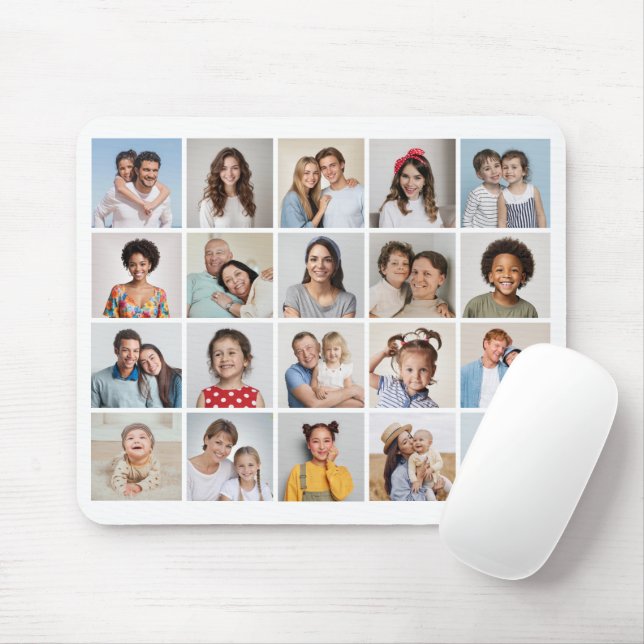 Mousepad Crie sua própria colagem de fotos 20 (Com mouse)