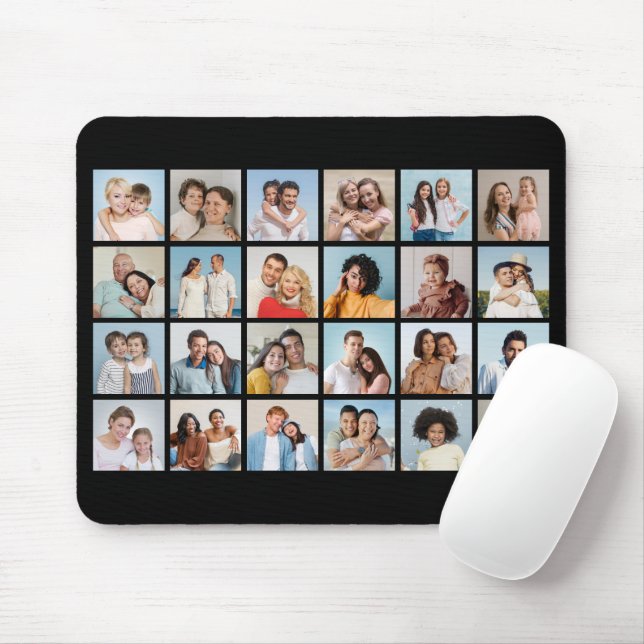 Mousepad Crie Sua Própria Colagem De Fotos 24 (Com mouse)