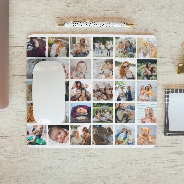 Mousepad Crie Sua Própria Colagem de Fotos 30 x Grade Quadr (Criador carregado)