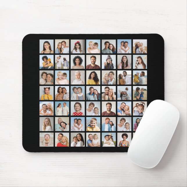 Mousepad Crie Sua Própria Colagem De Fotos 49 (Com mouse)