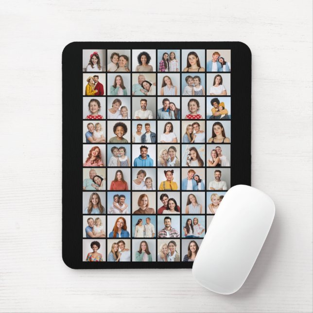 Mousepad Crie Sua Própria Colagem De Fotos 54 (Com mouse)