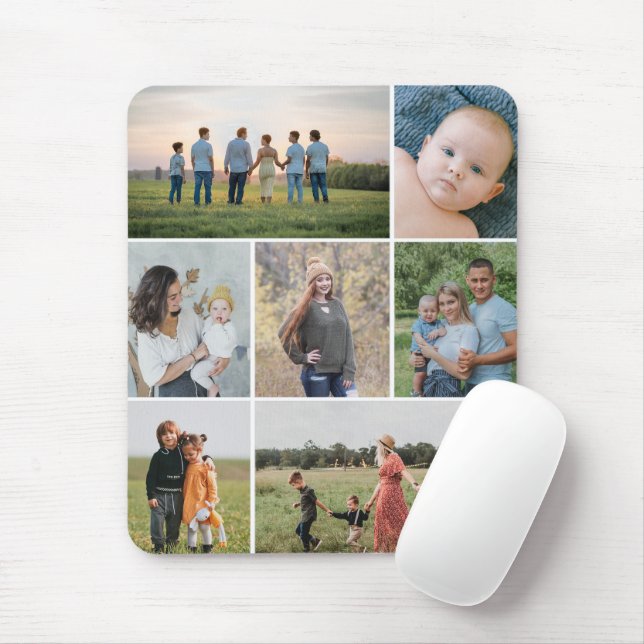 Mousepad Crie sua própria colagem de fotos 7 (Com mouse)