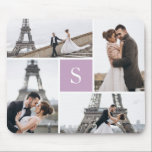 Mousepad Crie Sua Própria Galeria De Fotografias Monograma<br><div class="desc">Adicione suas fotos e um monograma personalizado para uma design especial.</div>