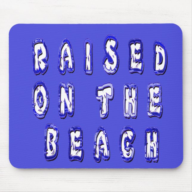 Mousepad Crie sua própria vida de praia inspiracional (Frente)