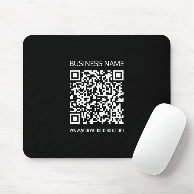 Mousepad Crie um código QR instantaneamente com o URL do se (Com mouse)