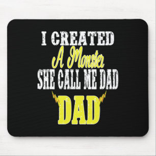 Mousepad Criei Um Monstro Ela Me Chama De Pai Softll Coach