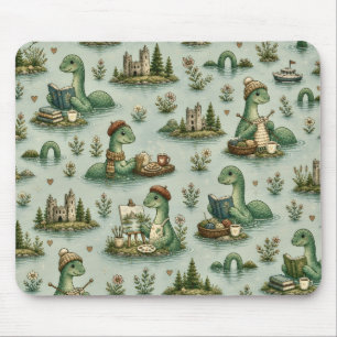 Mousepad Críptidos Aconchegantes Nessie Monstro do Lago Nes