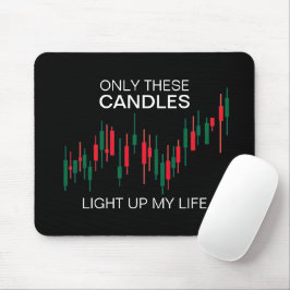 Mousepad Cripto Candlesticks Personalizados
