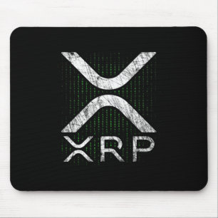 Mousepad Criptocurrency Binary Code XRP Hodlers Crypto Memo