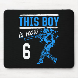 Mousepad Críquete - Este Menino Agora Tem 6 Anos de Idade 6