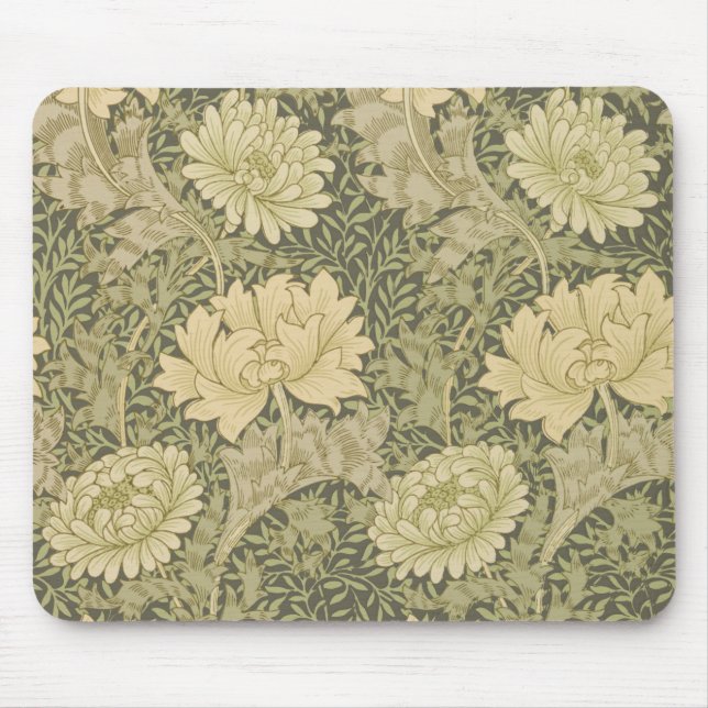 Mousepad Crisântemo Mãe William Morris (Frente)
