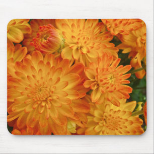Mousepad Crisântemos da laranja do fogo