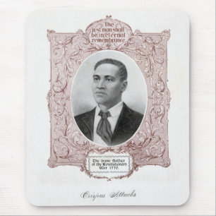 Mousepad Crispus Attucks: mártir da Revolução Americana