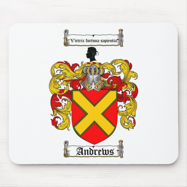 MOUSEPAD CRISTA DA FAMÍLIA DE ANDREWS - BRASÃO DE ANDREWS (Frente)
