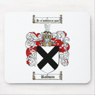 MOUSEPAD CRISTA DA FAMÍLIA DE BALDWIN - BRASÃO DE BALDWIN