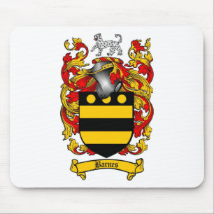 MOUSEPAD CRISTA DA FAMÍLIA DE BARNES - BRASÃO DE BARNES