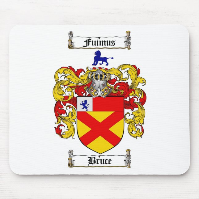 MOUSEPAD CRISTA DA FAMÍLIA DE BRUCE - BRASÃO DE BRUCE (Frente)