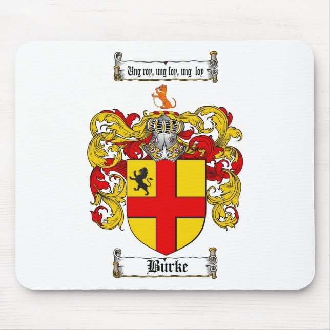 MOUSEPAD CRISTA DA FAMÍLIA DE BURKE - BRASÃO DE BURKE (Frente)