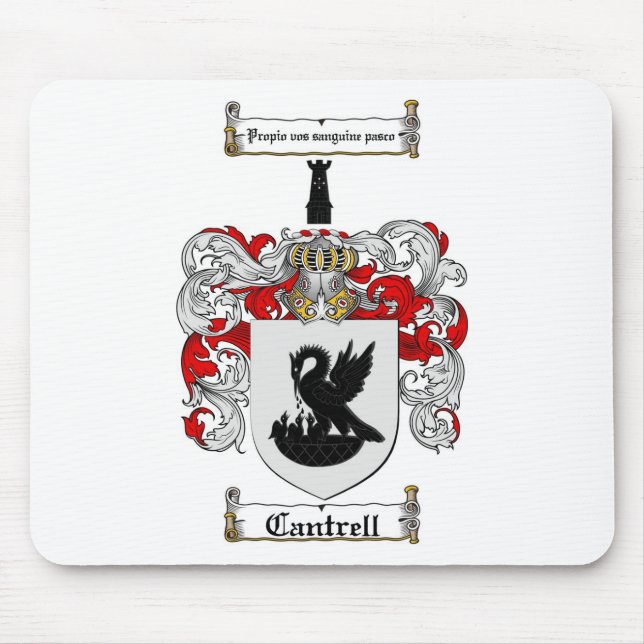 MOUSEPAD CRISTA DA FAMÍLIA DE CANTRELL - BRASÃO DE CANTRELL (Frente)