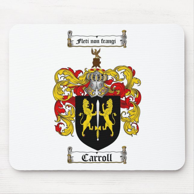 MOUSEPAD CRISTA DA FAMÍLIA DE CARROLL - BRASÃO DE CARROLL (Frente)