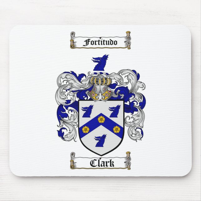 MOUSEPAD CRISTA DA FAMÍLIA DE CLARK - BRASÃO DE CLARK (Frente)