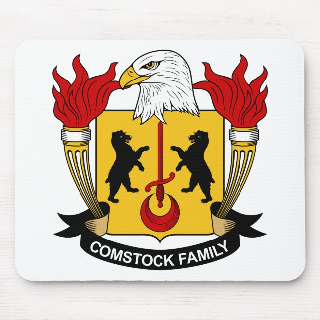 Mousepad Crista da família de Comstock (Frente)