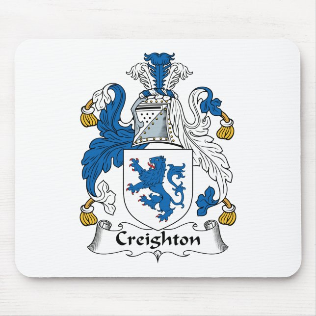 Mousepad Crista da família de Creighton (Frente)