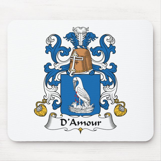Mousepad Crista da família de D'Amour (Frente)