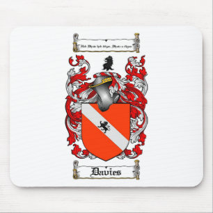 MOUSEPAD CRISTA DA FAMÍLIA DE DAVIES - BRASÃO DE DAVIES