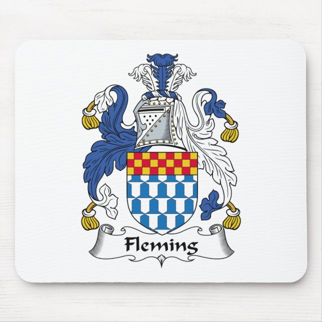 Mousepad Crista da família de Fleming (Frente)