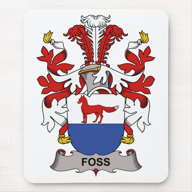 Mousepad Crista da família de Foss (Frente)