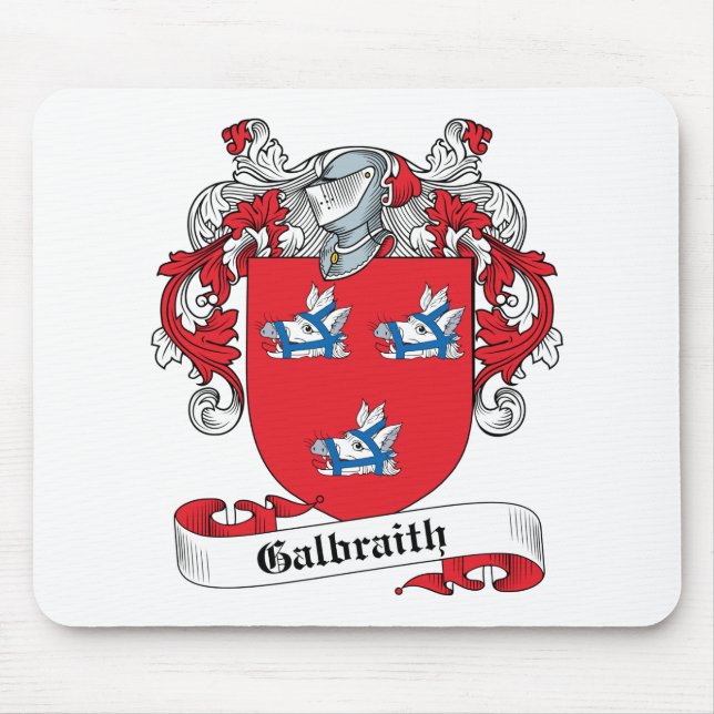 Mousepad Crista da família de Galbraith (Frente)