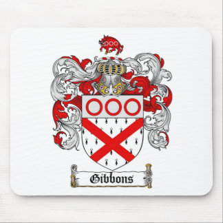 MOUSEPAD CRISTA DA FAMÍLIA DE GIBBONS - BRASÃO DE GIBBONS
