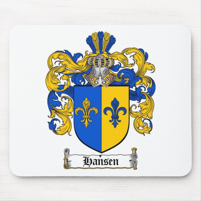 MOUSEPAD CRISTA DA FAMÍLIA DE HANSEN - BRASÃO DE HANSEN (Frente)