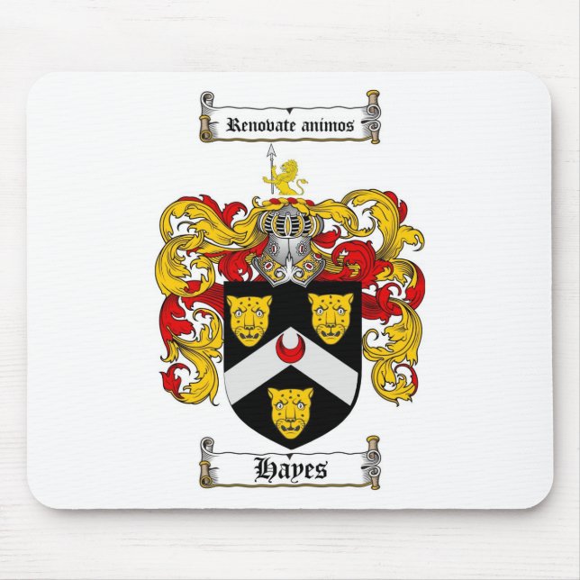 MOUSEPAD CRISTA DA FAMÍLIA DE HAYES - BRASÃO DE HAYES (Frente)