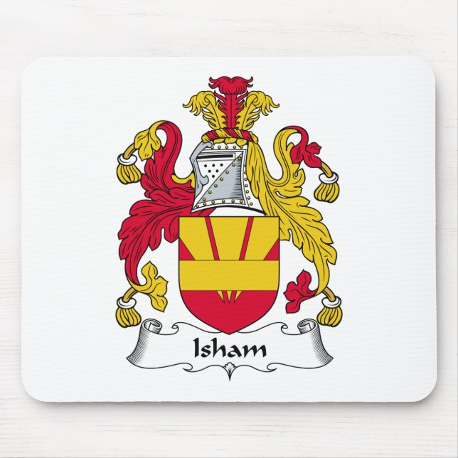 Mousepad Crista da família de Isham (Frente)
