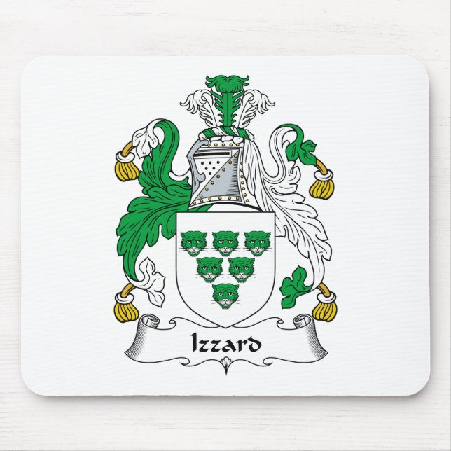Mousepad Crista da família de Izzard (Frente)