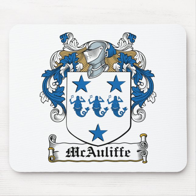 Mousepad Crista da família de McAuliffe (Frente)