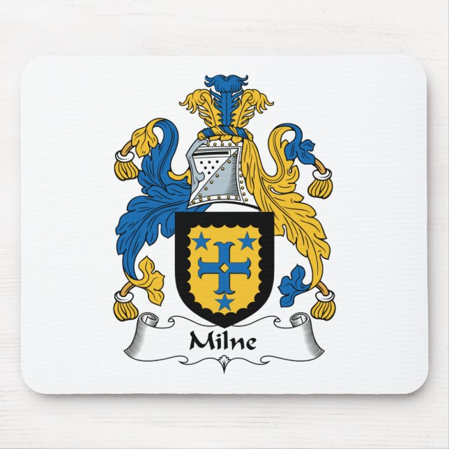 Mousepad Crista da família de Milne (Frente)
