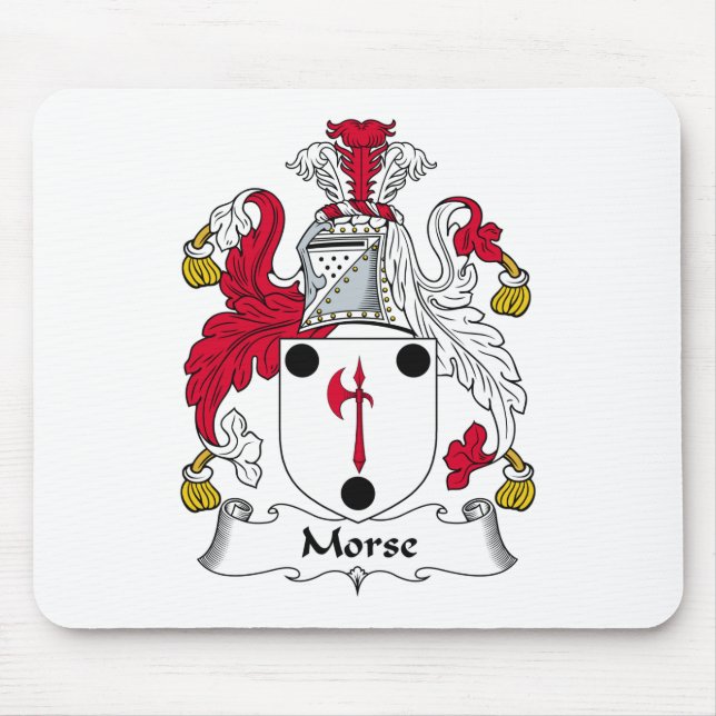 Mousepad Crista da família de Morse (Frente)