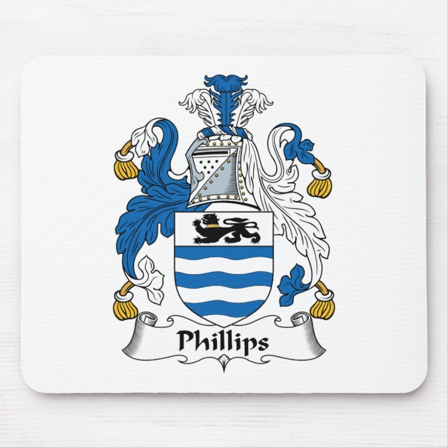 Mousepad Crista da família de Phillips (Frente)