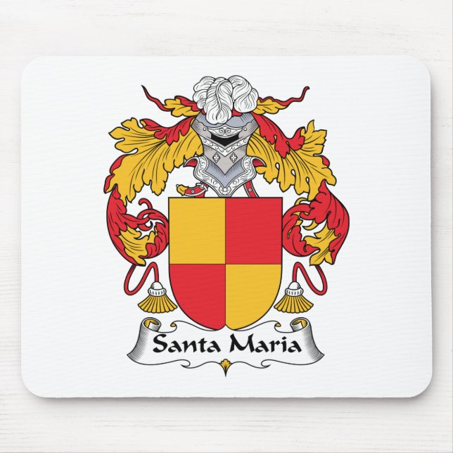 Mousepad Crista da família de Santa Maria (Frente)