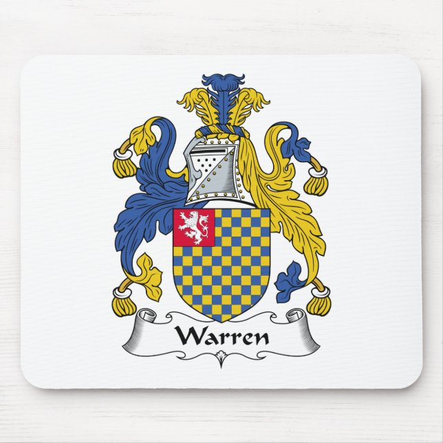 Mousepad Crista da família de Warren (Frente)
