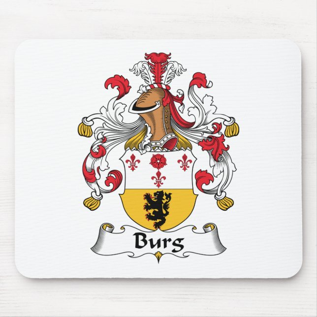 Mousepad Crista da família do Burg (Frente)