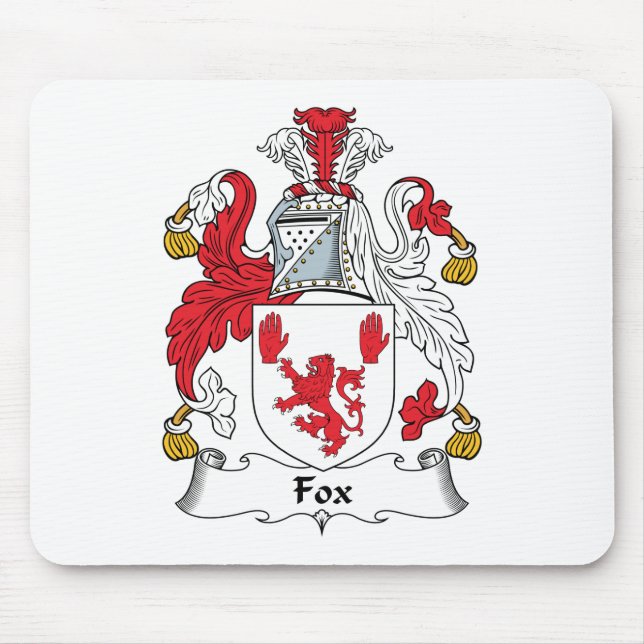 Mousepad Crista da família do Fox (Frente)
