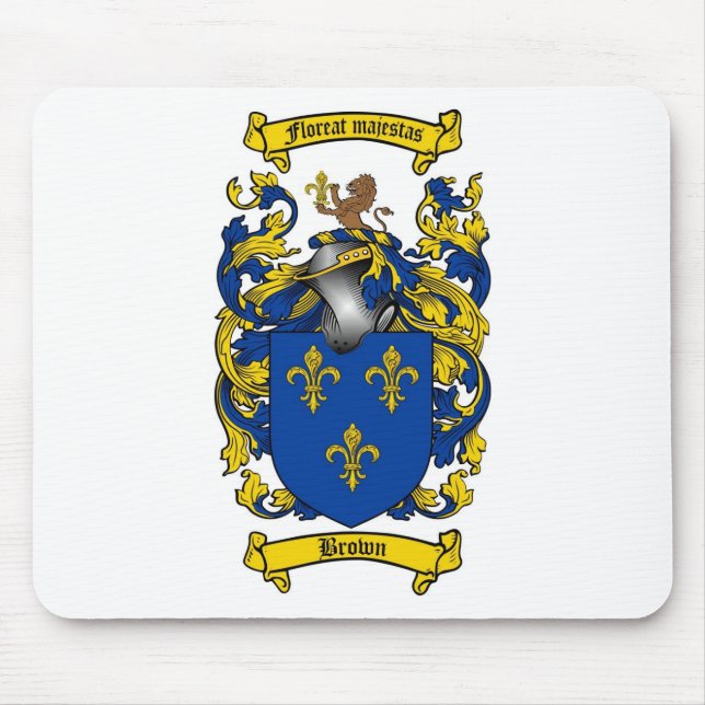 MOUSEPAD CRISTA MARROM DA FAMÍLIA - BRASÃO MARROM (Frente)