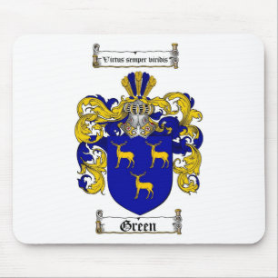 MOUSEPAD CRISTA VERDE DA FAMÍLIA - BRASÃO VERDE