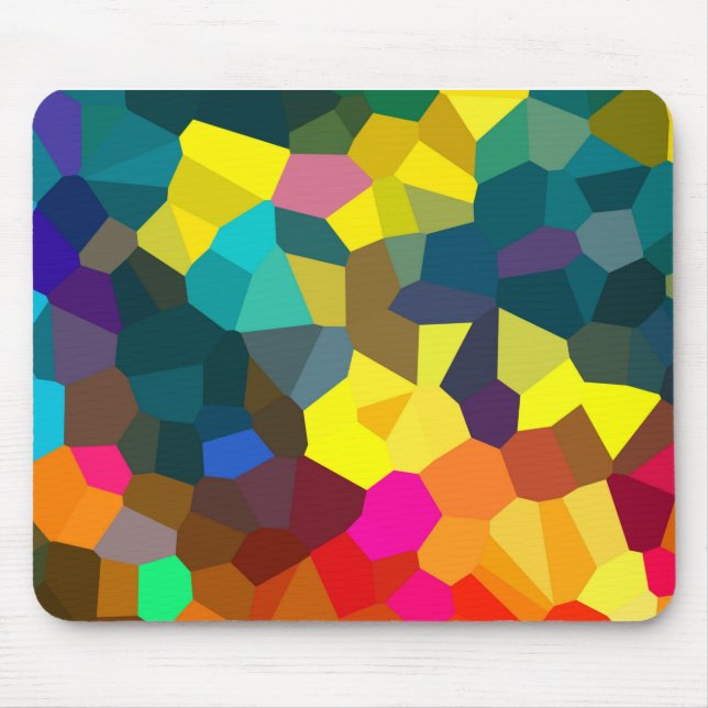 Mousepad Cristais Coloridos (Frente)